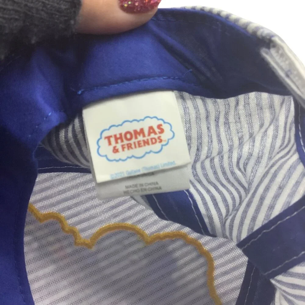 Thomas the Tank Engine Friends Boys Striped Baseball Cap Embroidered‎ NEW Kid